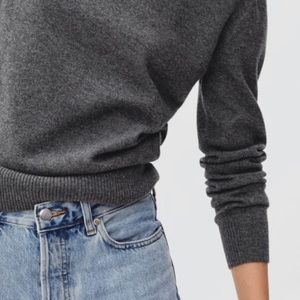 EVERLANE 100% Cashmere Classic Crew Neck Sweater Size Large